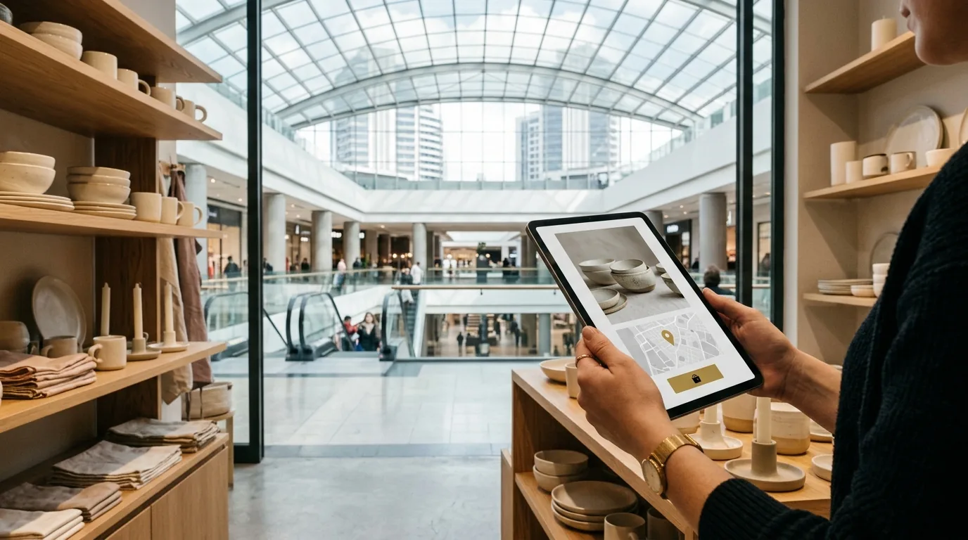 AVM içindeki mağazada tablette online sipariş ve mağazadan teslim seçeneği – Ümraniye web tasarım ve SEO