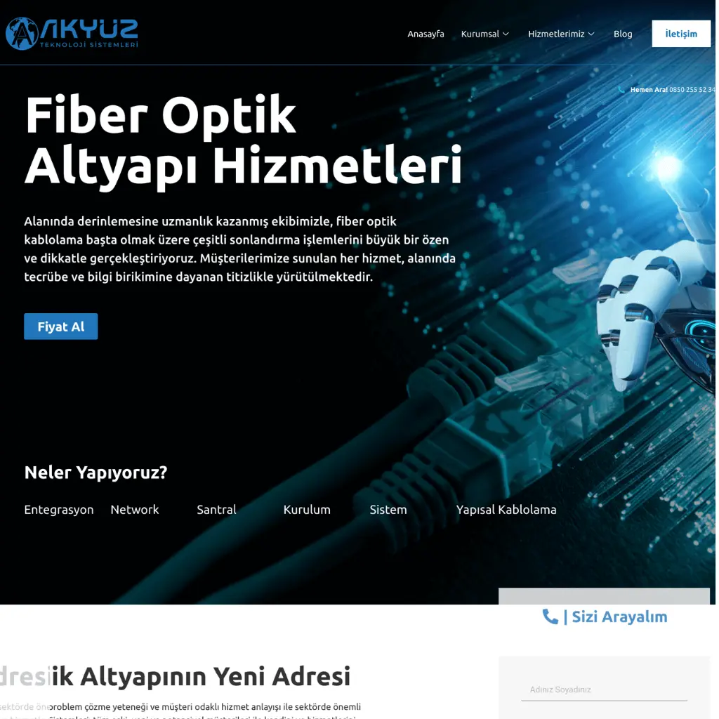 Akyüz Teknoloji Sistemleri - SEO Projesi Harun Erçoban