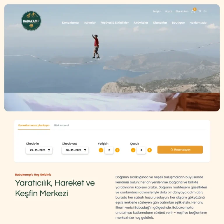 Babakamp - Web Tasarım ve Dijital Pazarlama Harun Erçoban