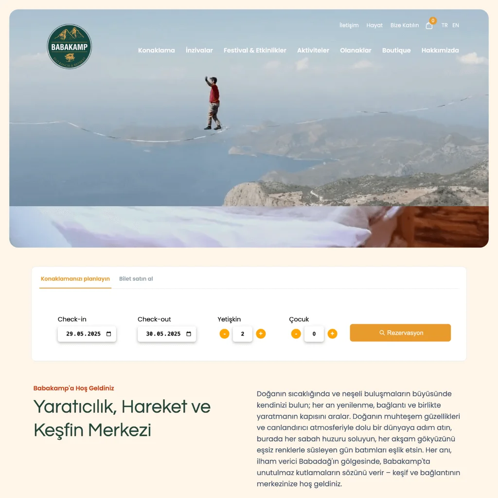 Babakamp - Web Tasarım ve Dijital Pazarlama Harun Erçoban