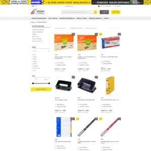 Çözüm Ofis Kırtasiye - E-Ticaret Projesi Harun Erçoban