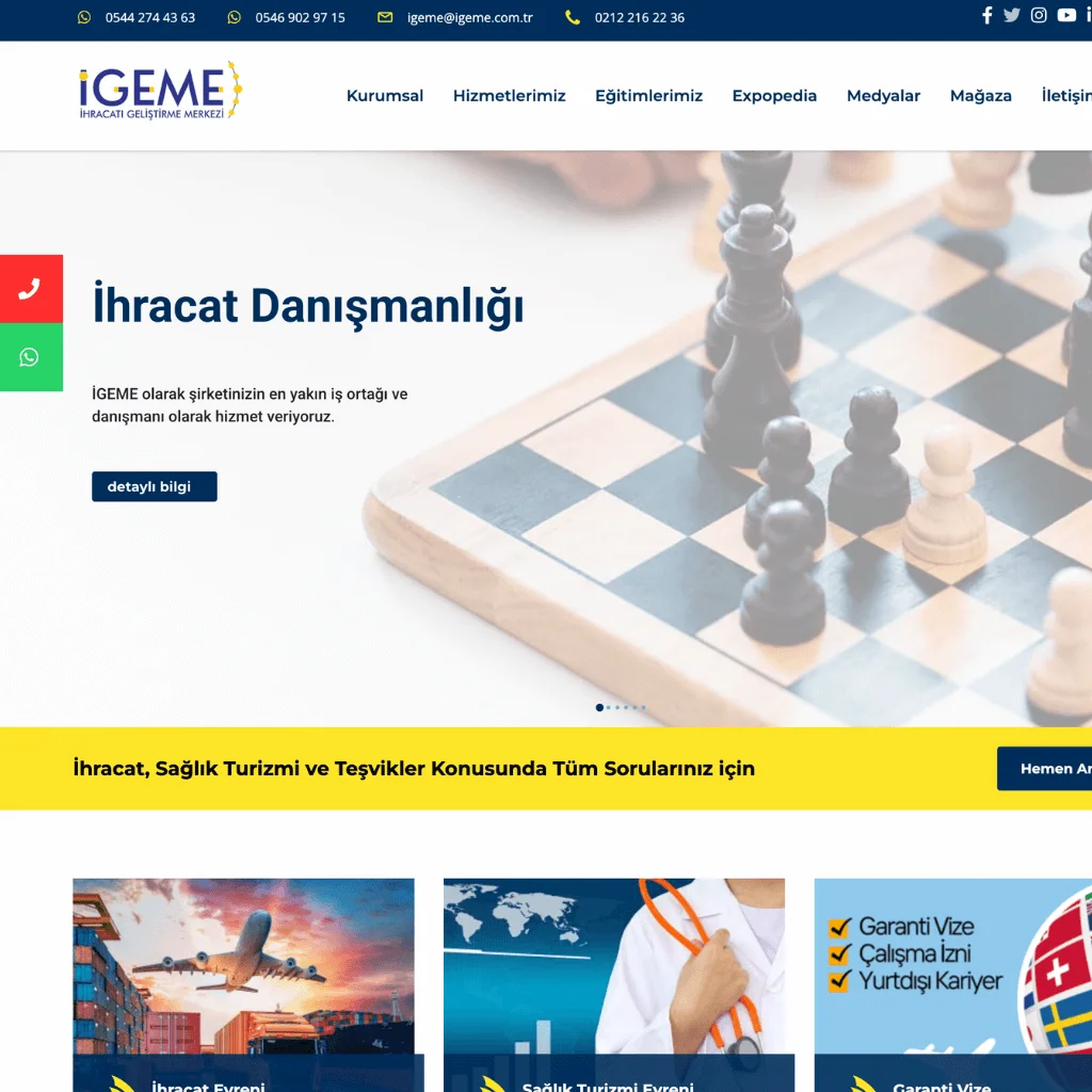 İGEME Web Tasarım ve Yazılım Geliştirme Projesi Harun Erçoban
