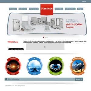 Tongün Pano - Web Tasarım Projesi Harun Erçoban