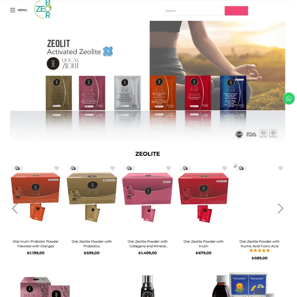 Zeobor - E-Ticaret Kurumsal Web Tasarım Harun Erçoban