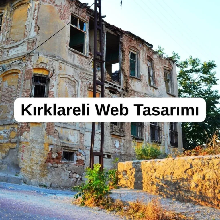 Kırklareli Web Tasarım