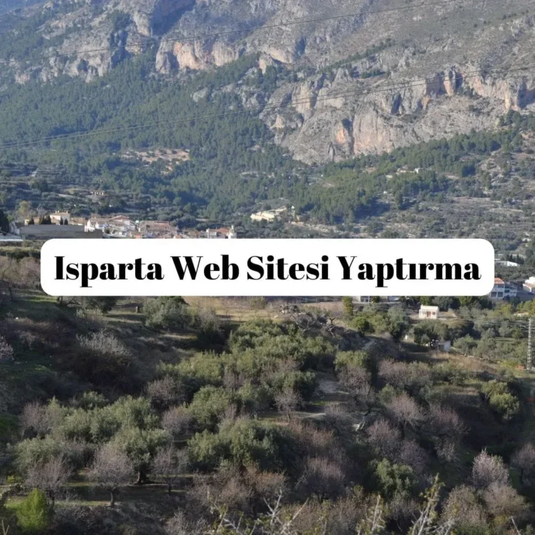 Isparta Web Sitesi Yaptırma