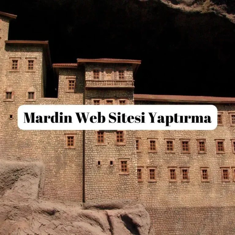 Mardin Web Sitesi Yaptırma