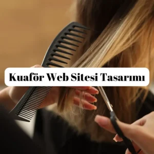 Kuaför Web Sitesi Tasarımı kuaför salonu